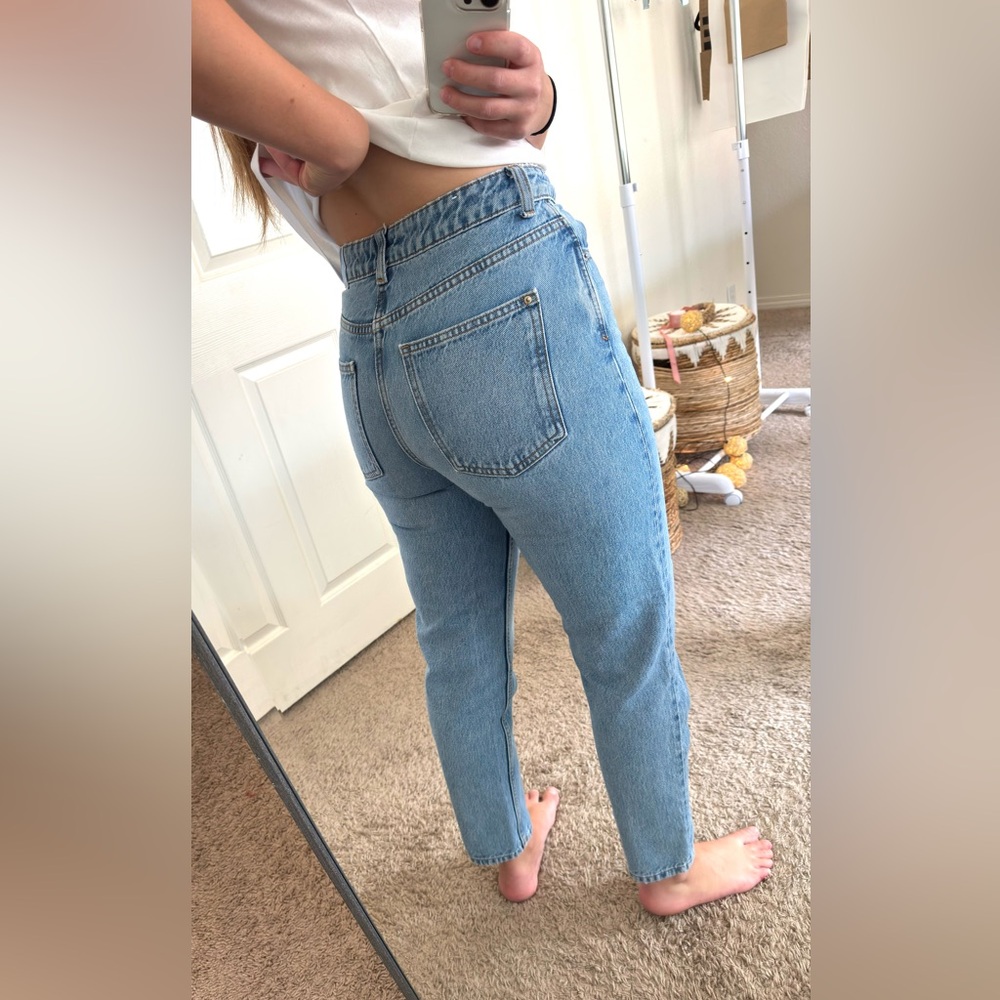 HIGH WAIST - MOM LEG - ANKLE LENGTH - COMFORT - Picture 5 of 7